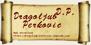 Dragoljub Perković vizit kartica